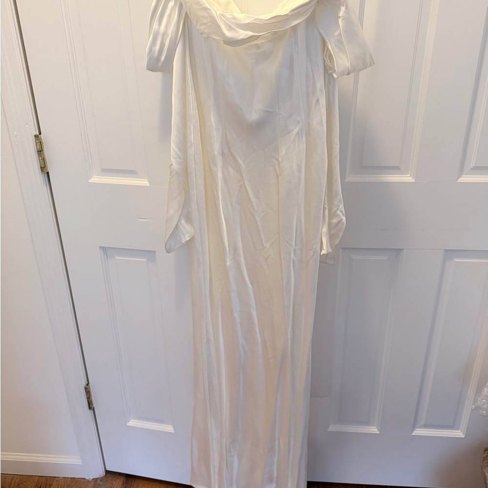 Meshki Strapless Giselle White Gown - Picture 5 of 6